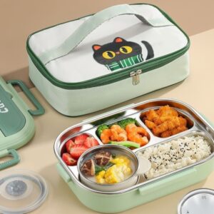 Stainless Steel Multi-Compartment Kids Lunch Box