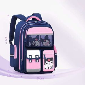 Premium Girls School Backpack with Printed Pattern