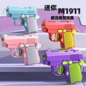Mini M1911 Die-Cast Toy Gun Model Set with Accessories