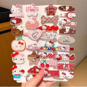 Hello Kitty & Sanrio Character Hair Clips Collection